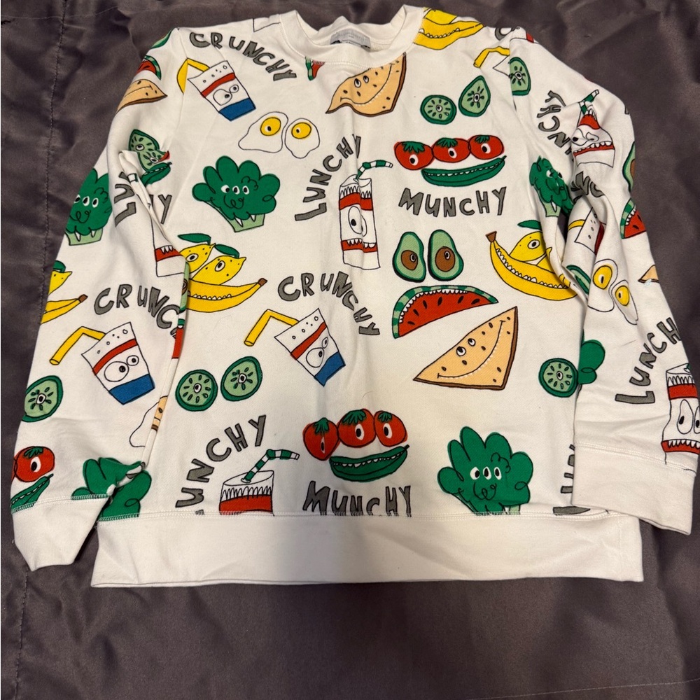 Like New size 12 Stella McCartney Kids graphic-print cotton sweatshirt
